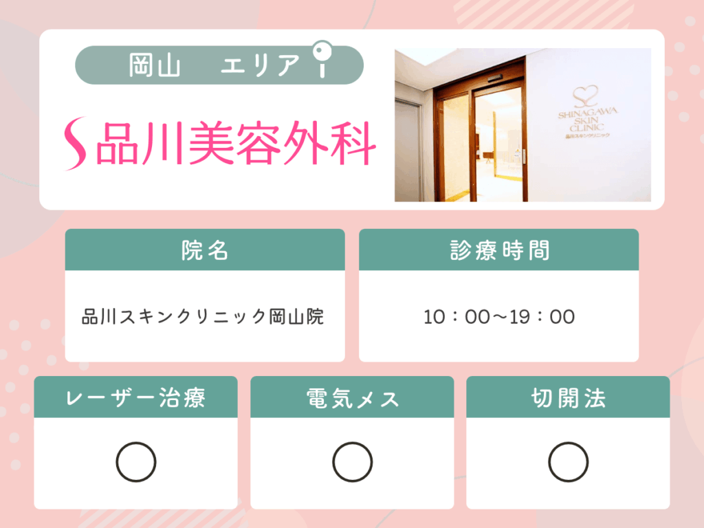 品川スキンクリニック岡山院