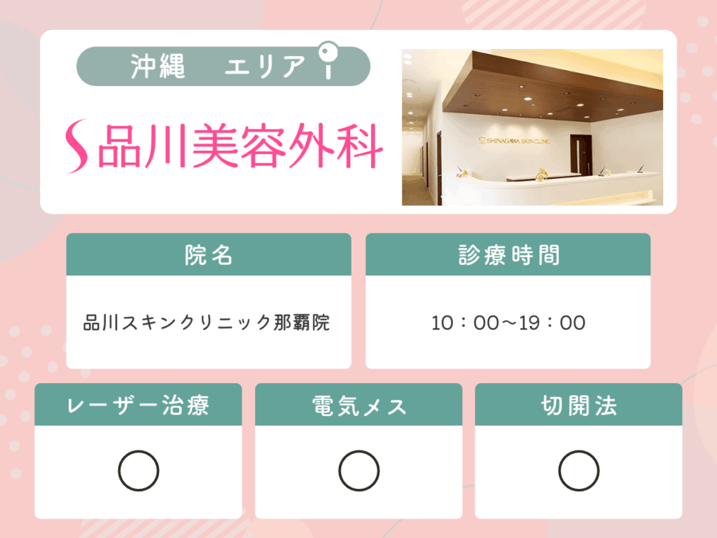 品川スキンクリニック沖縄院