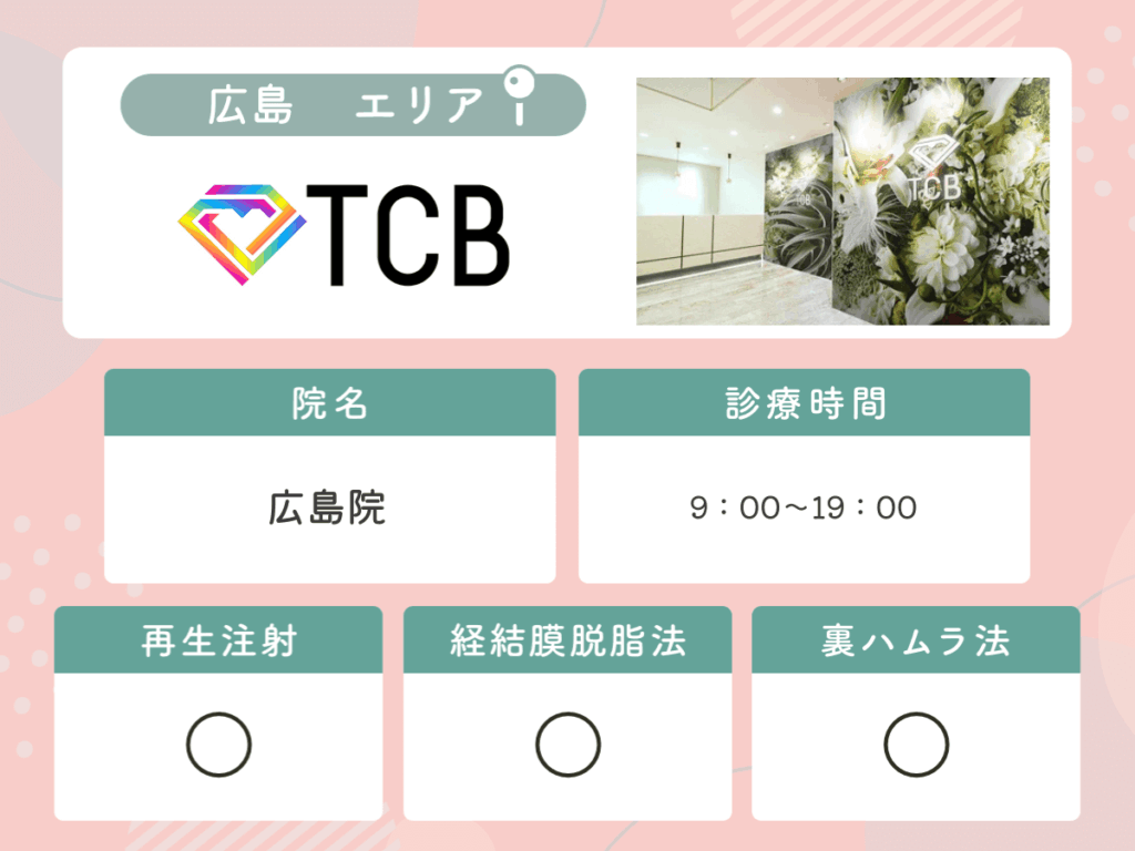 TCB東京中央美容外科広島院