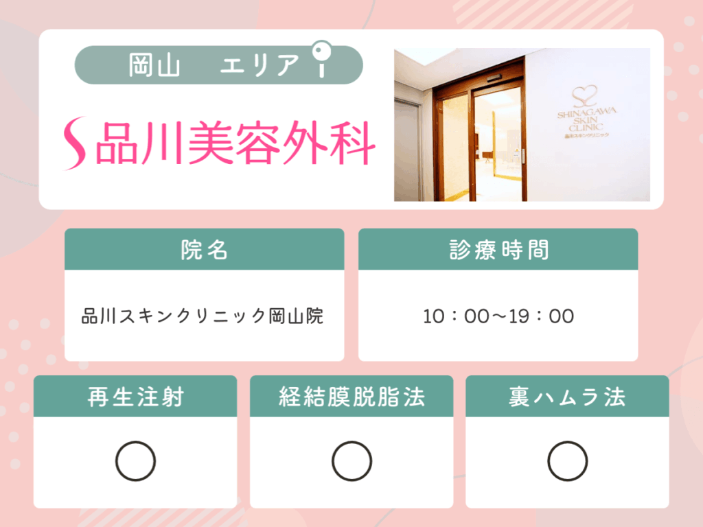 品川スキンクリニック岡山院