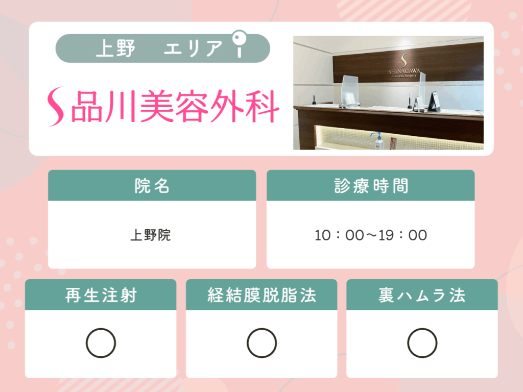 品川美容外科上野院